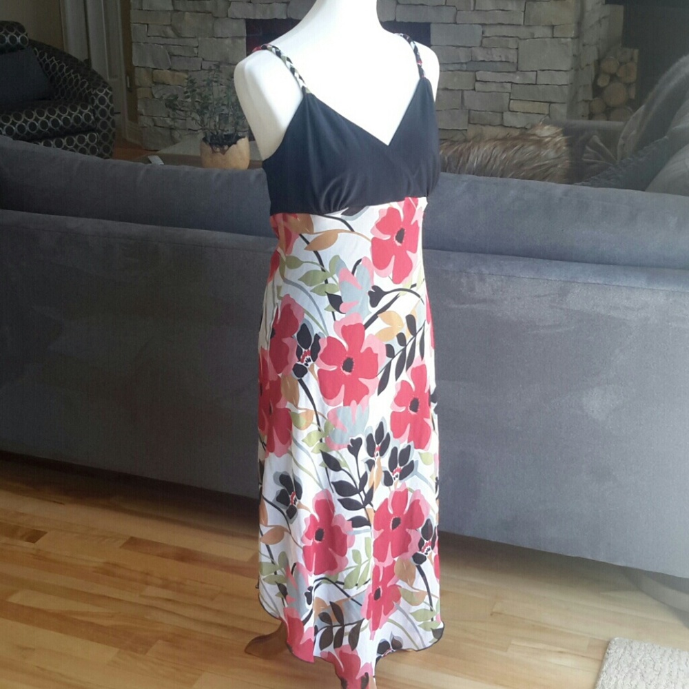 Floral Midi Dress Size 12